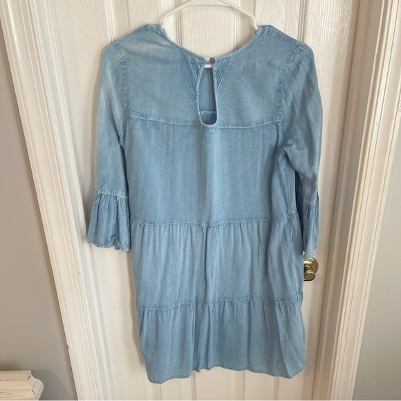 D&Kade Chambray Denim Swing Dress - Picture 3 of 4